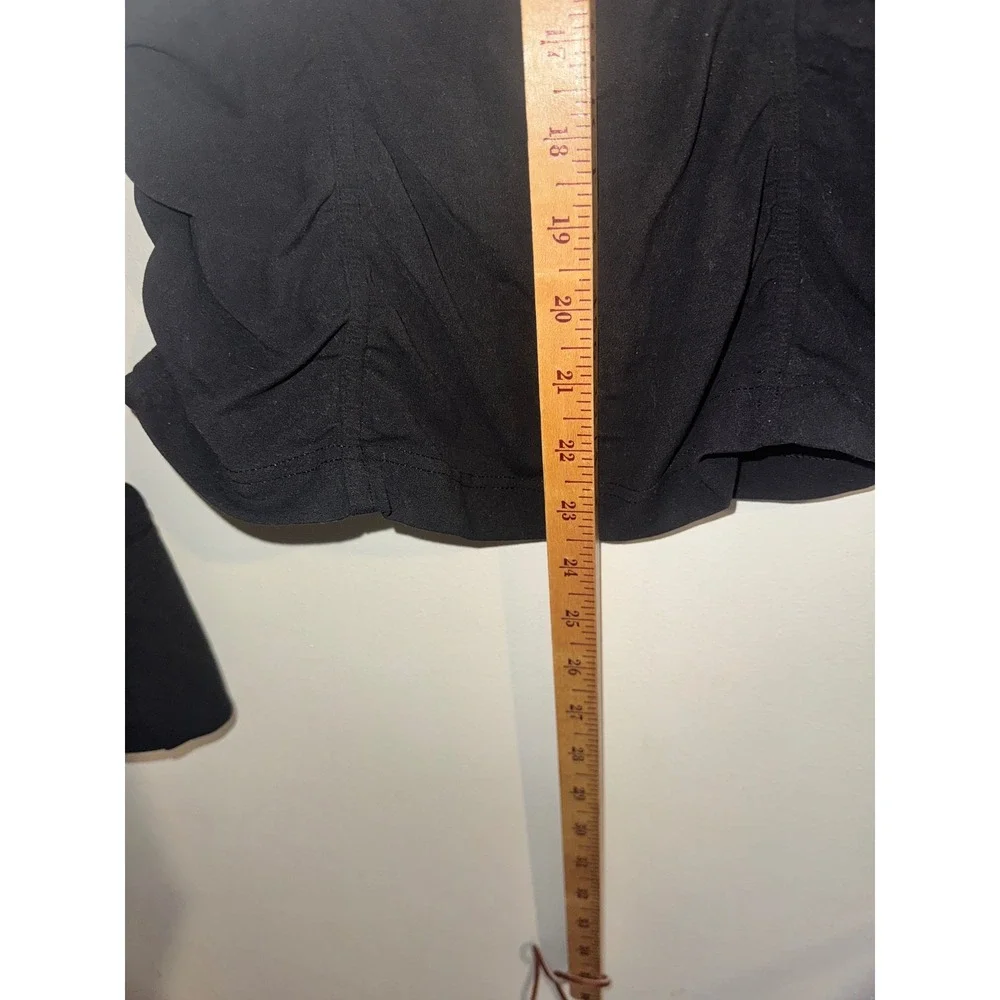 Lululemon Beyond the Studio Jacket Black Ruched Full Zip Hooded Size 4